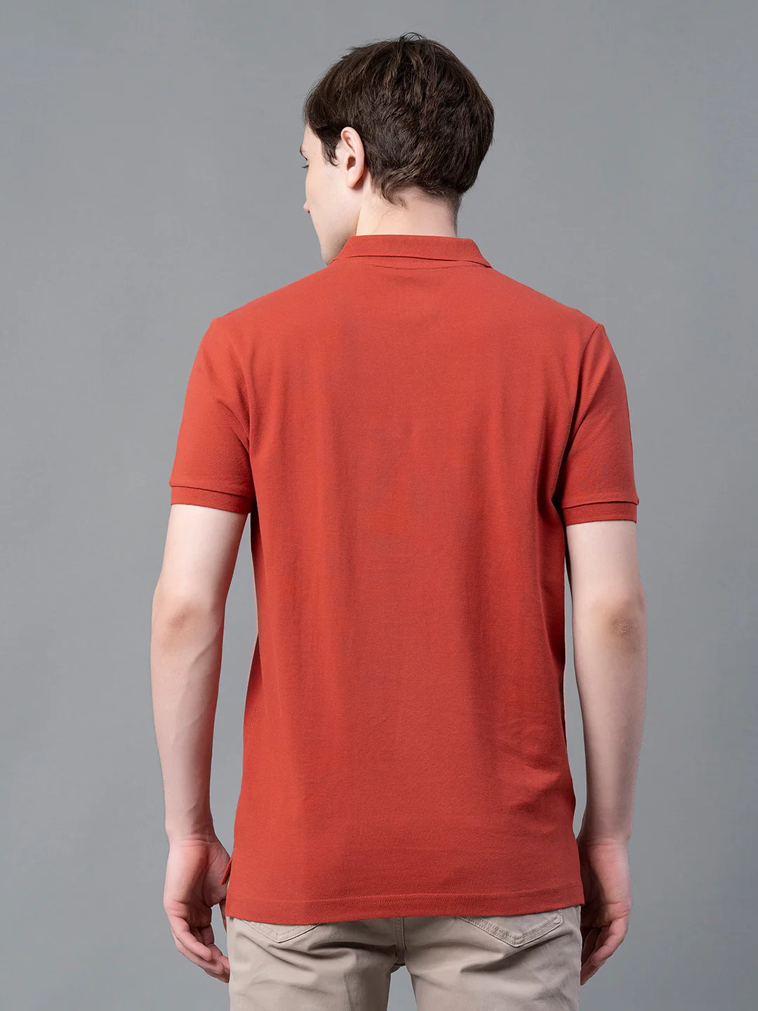 Casual Solid T-Shirt For Men - Image 3