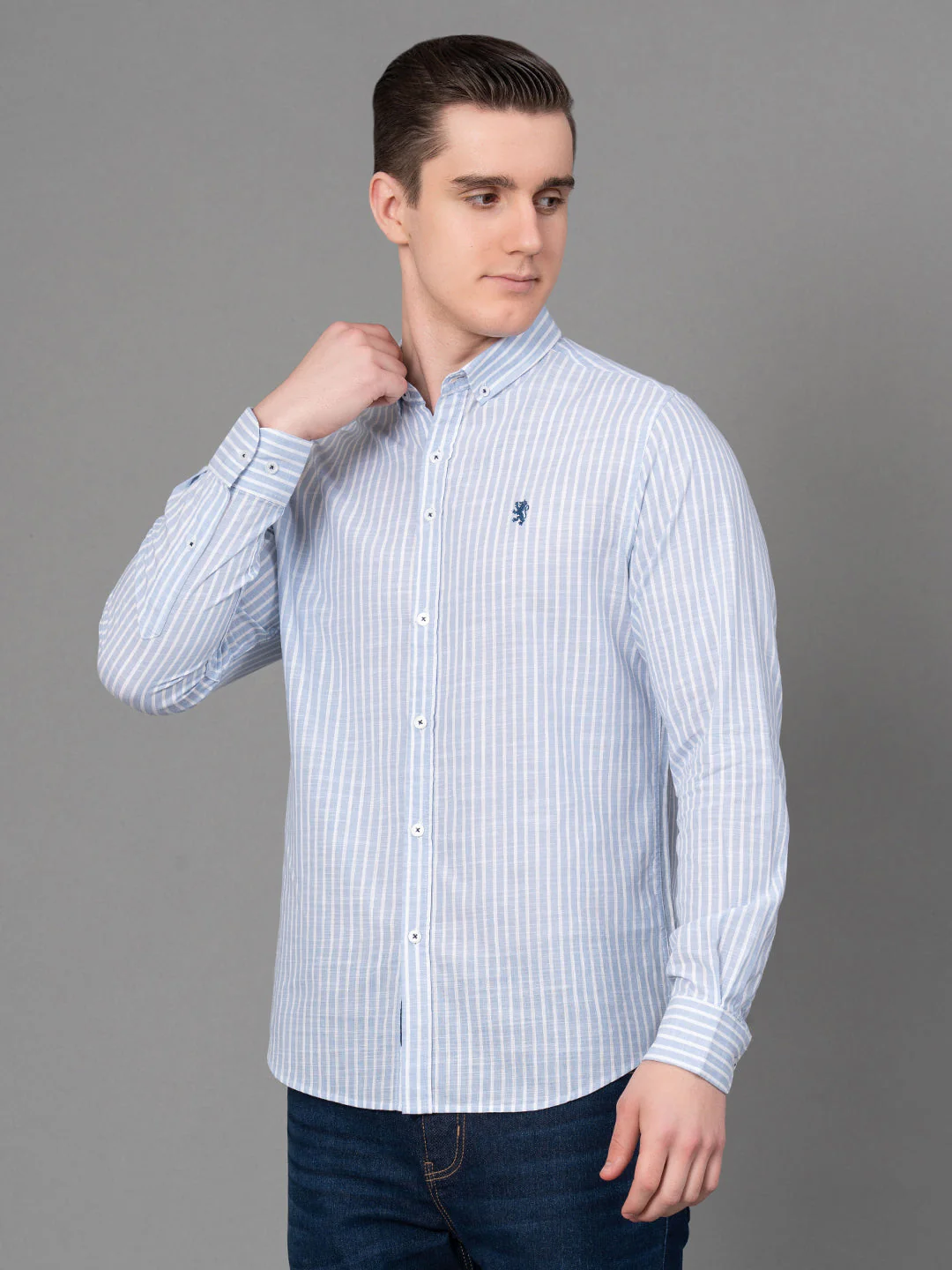 Casual Striped Shirt For Men - Image 2