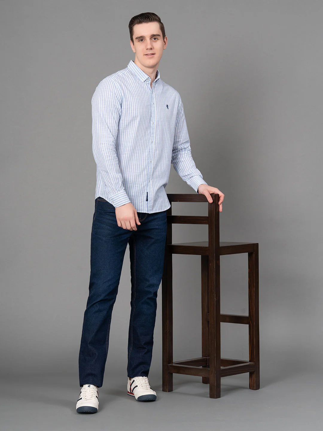 Casual Striped Shirt For Men - Image 5