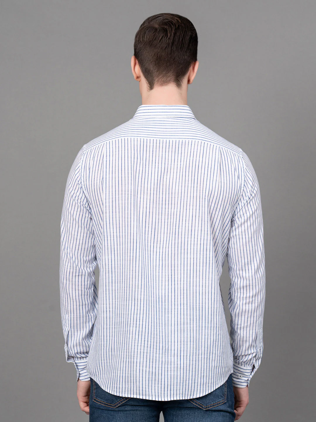 Casual Striped Shirt For Men - Image 3