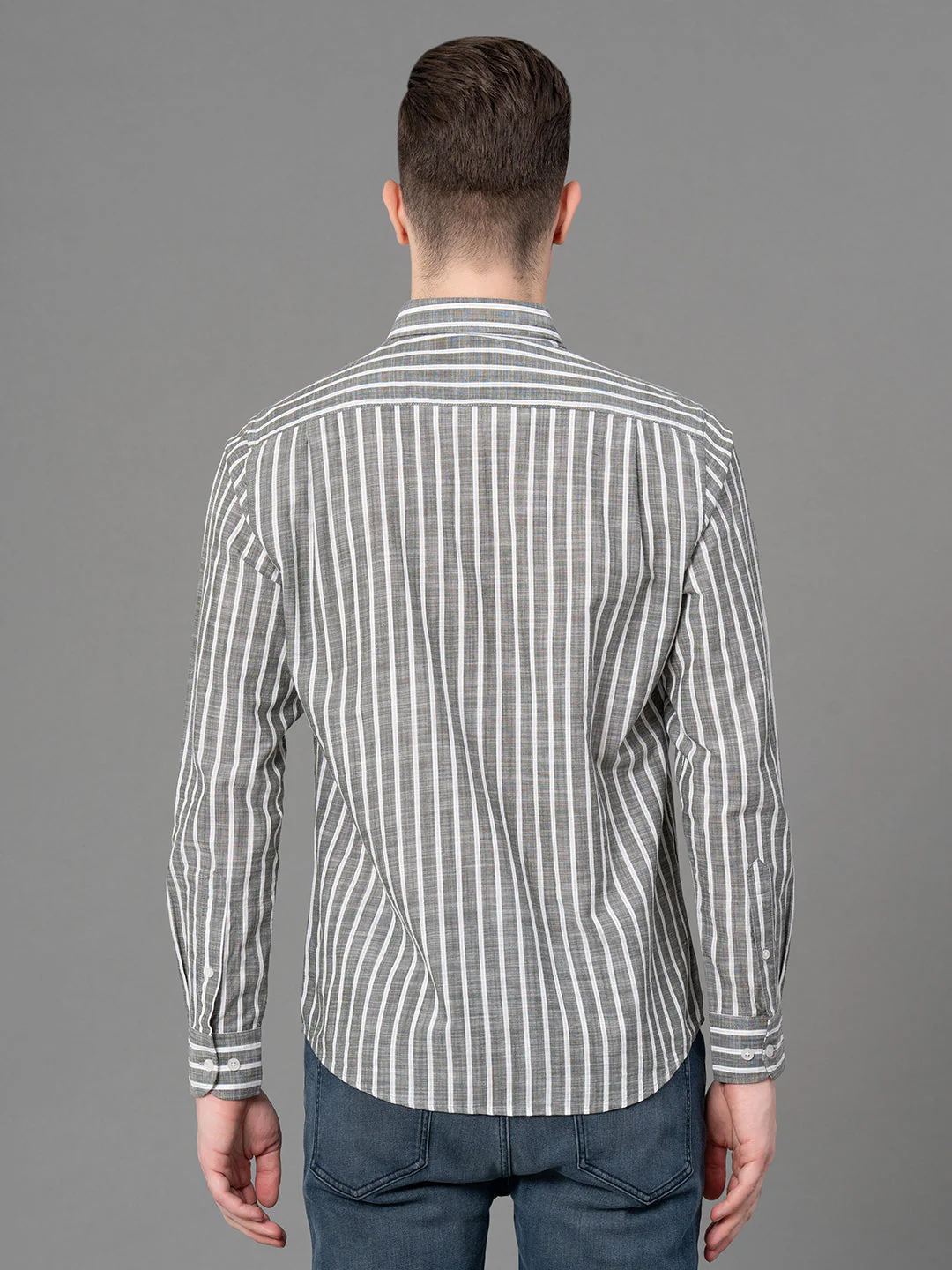 Casual Striped Shirt For Men - Image 3