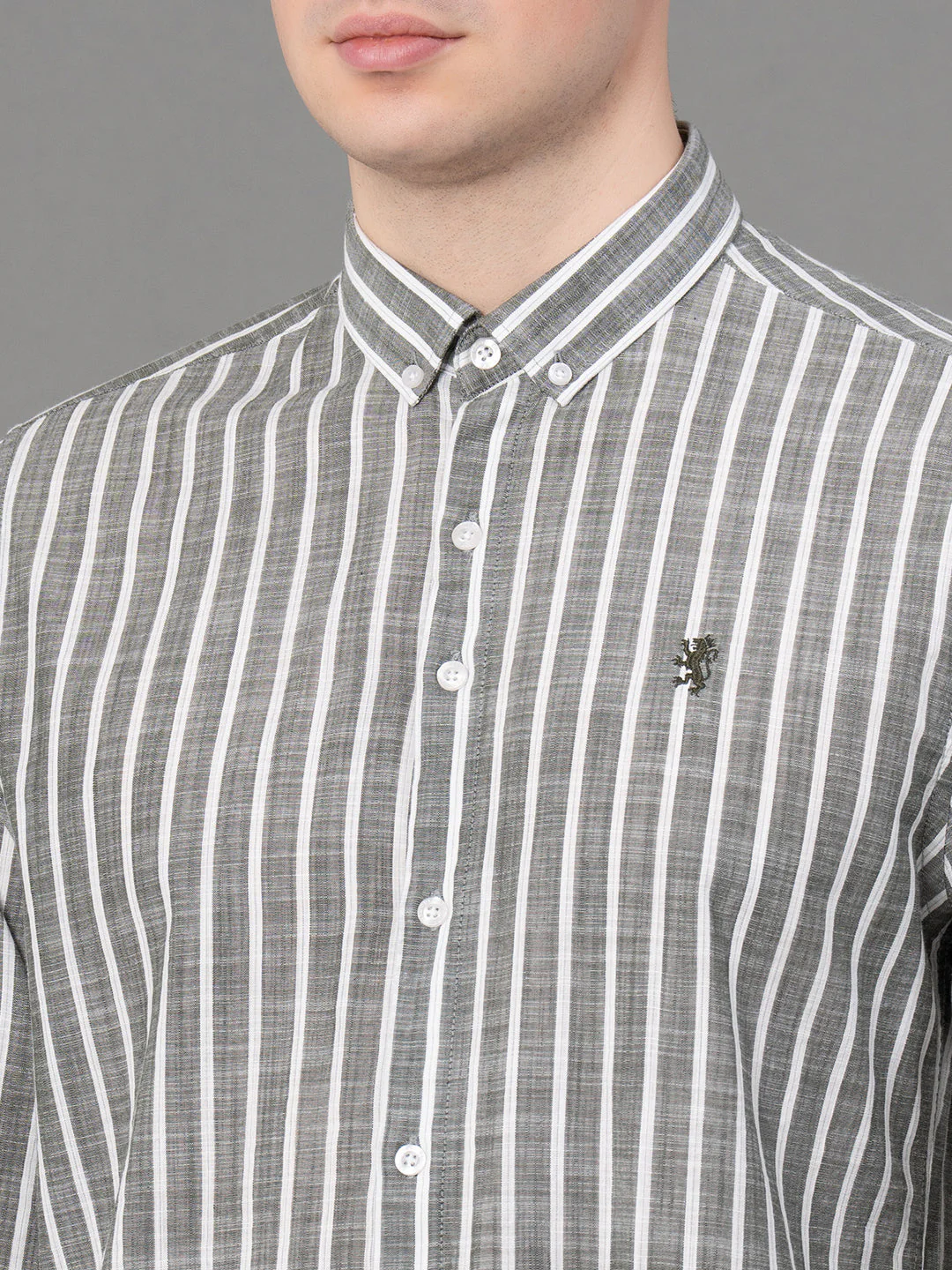 Casual Striped Shirt For Men - Image 4