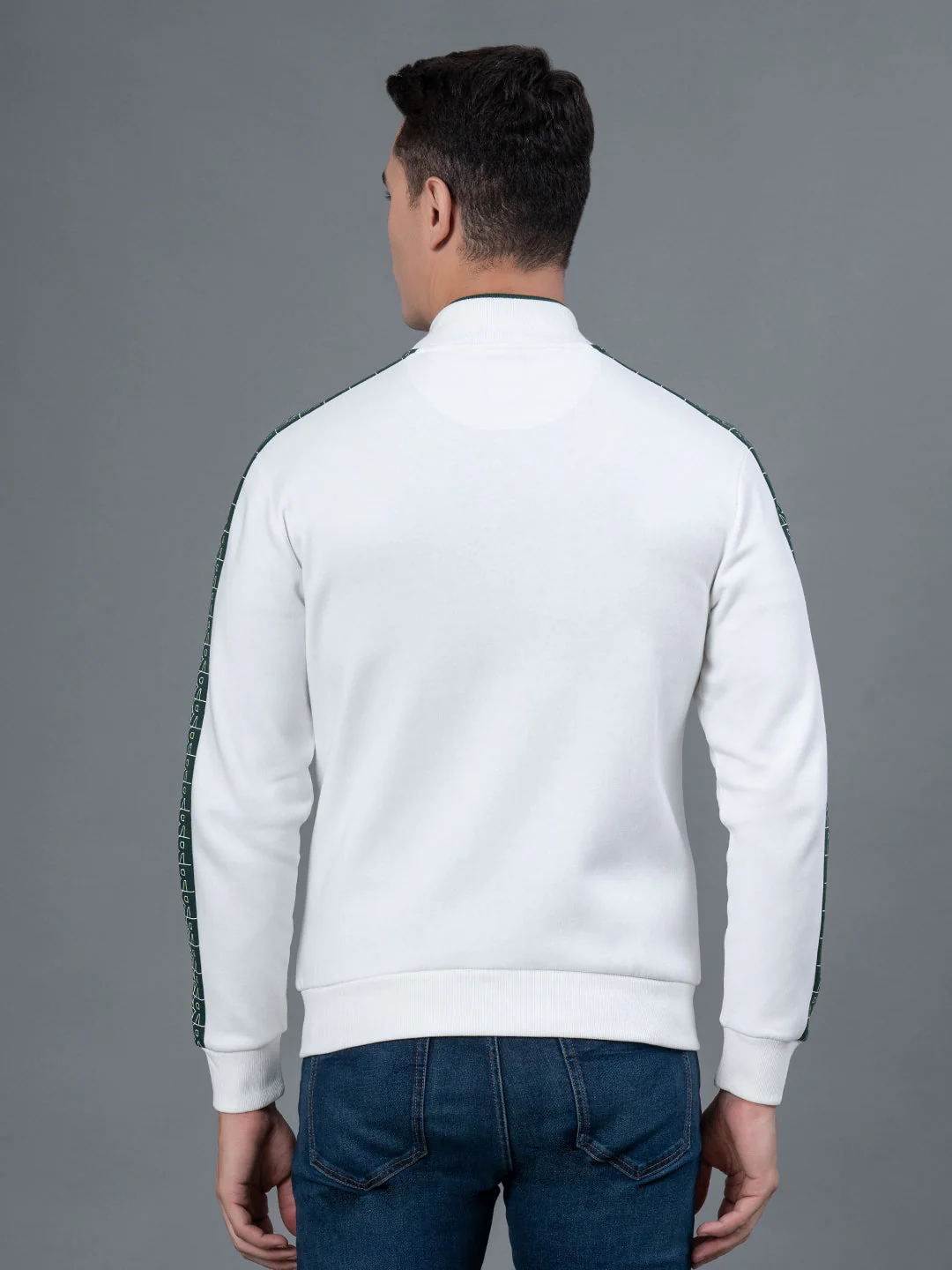 Casual Sweatshirt with Zipper for Men - Image 3