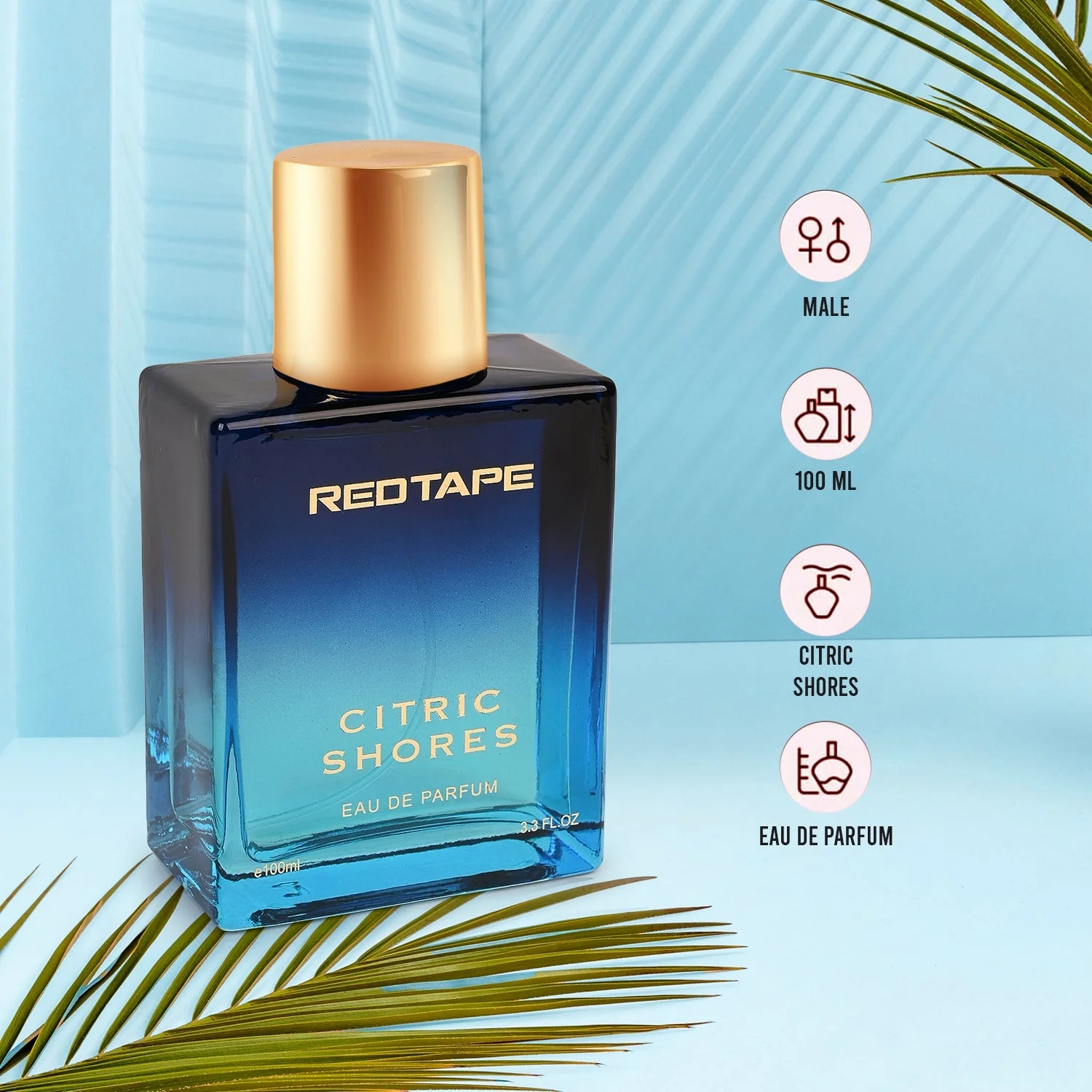 Citric Shores Eau De Parfum for Men 100ml - Image 4