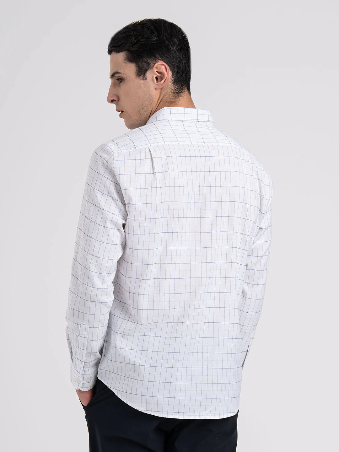Classic Check Shirt for Men - Image 5