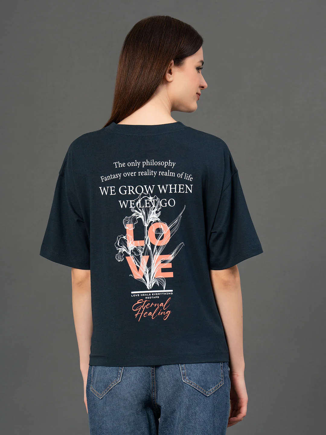 Classic Round Neck Graphic T-Shirt - Image 3