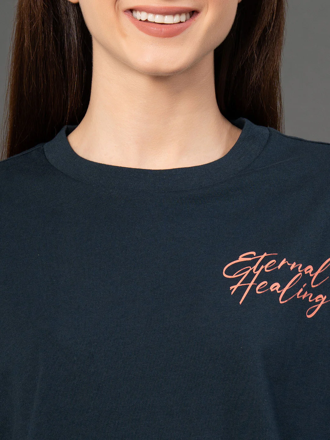 Classic Round Neck Graphic T-Shirt - Image 4