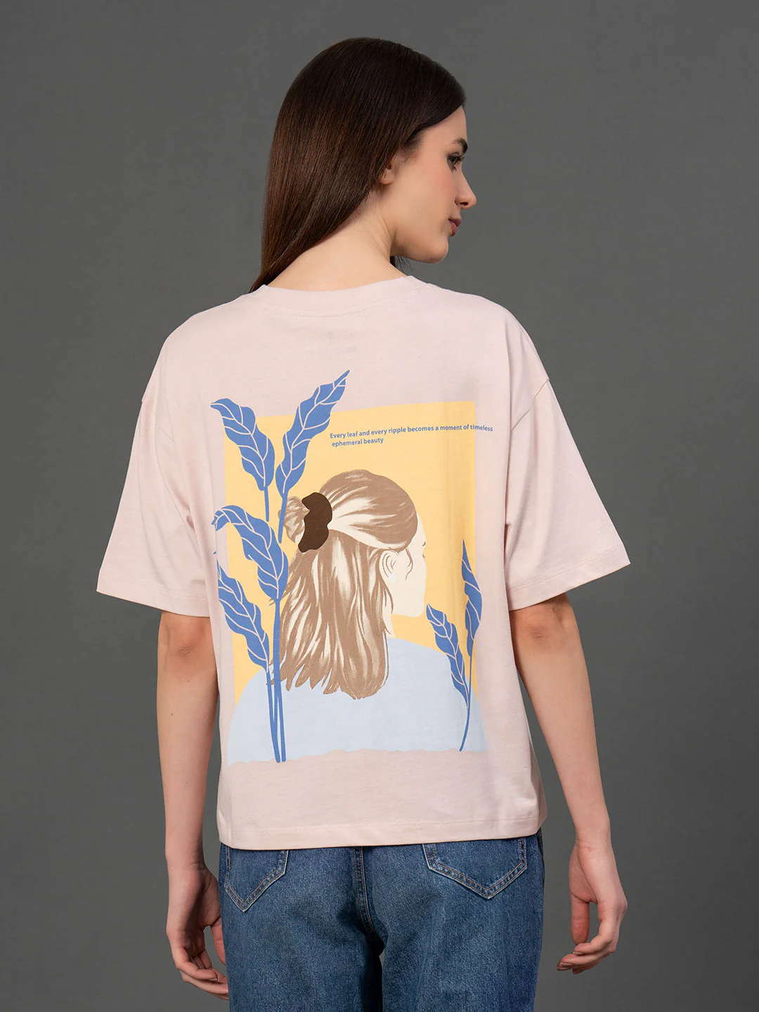Classic Round Neck Graphic T-Shirt - Image 3