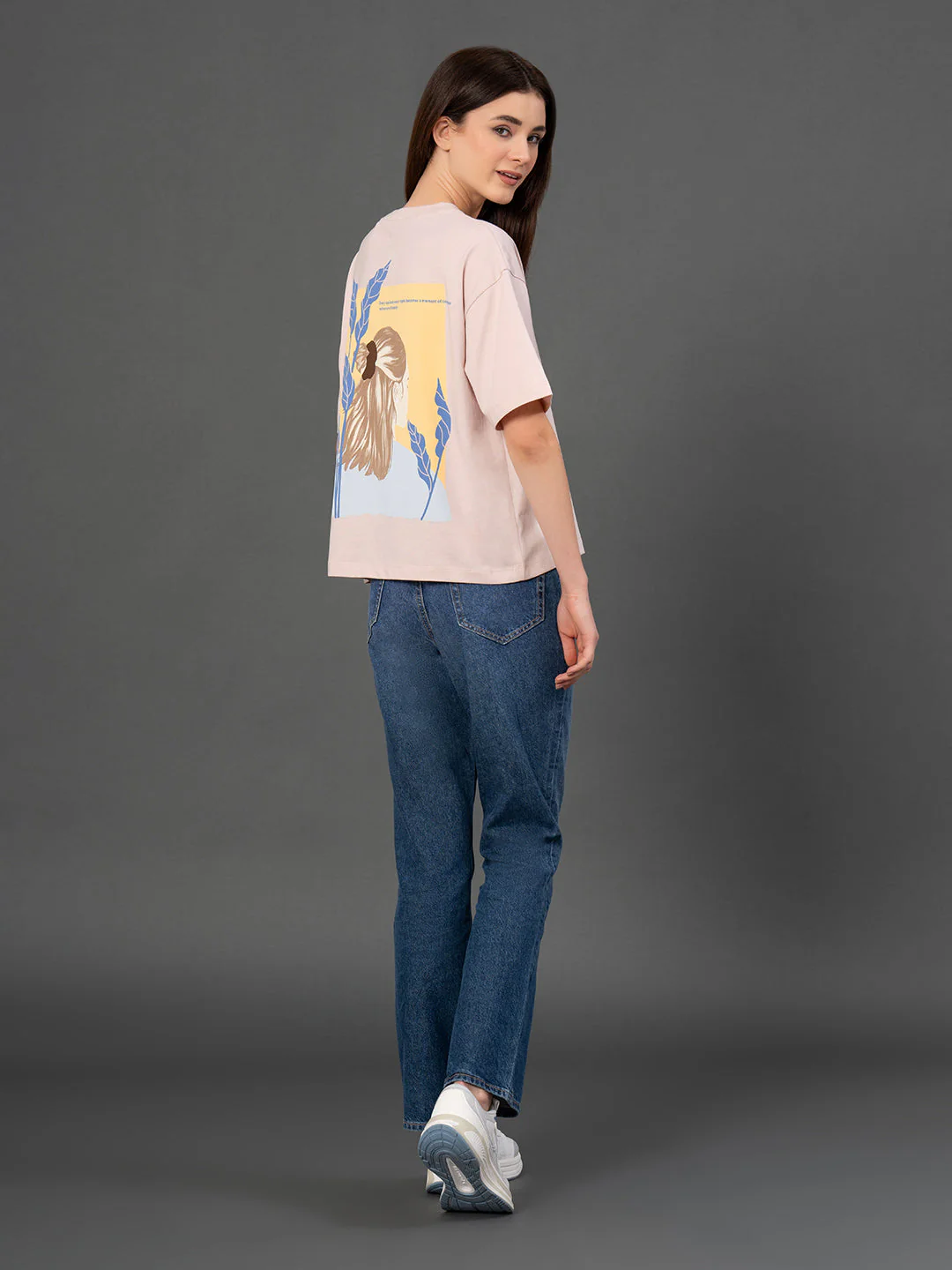 Classic Round Neck Graphic T-Shirt - Image 5