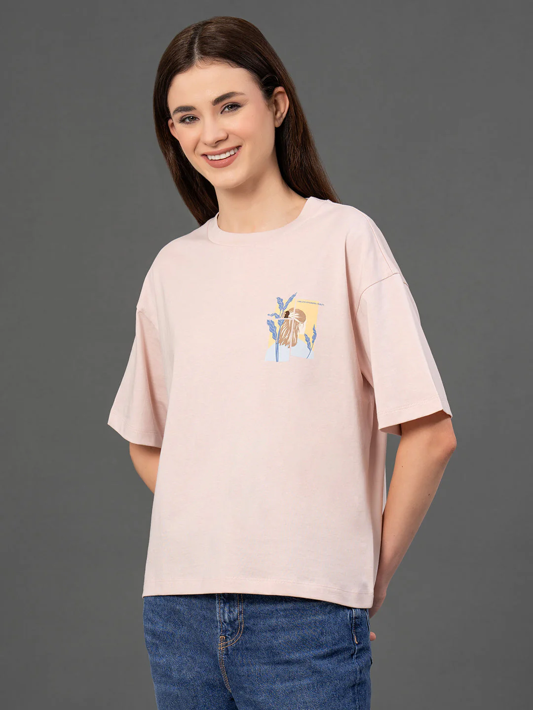 Classic Round Neck Graphic T-Shirt - Image 6