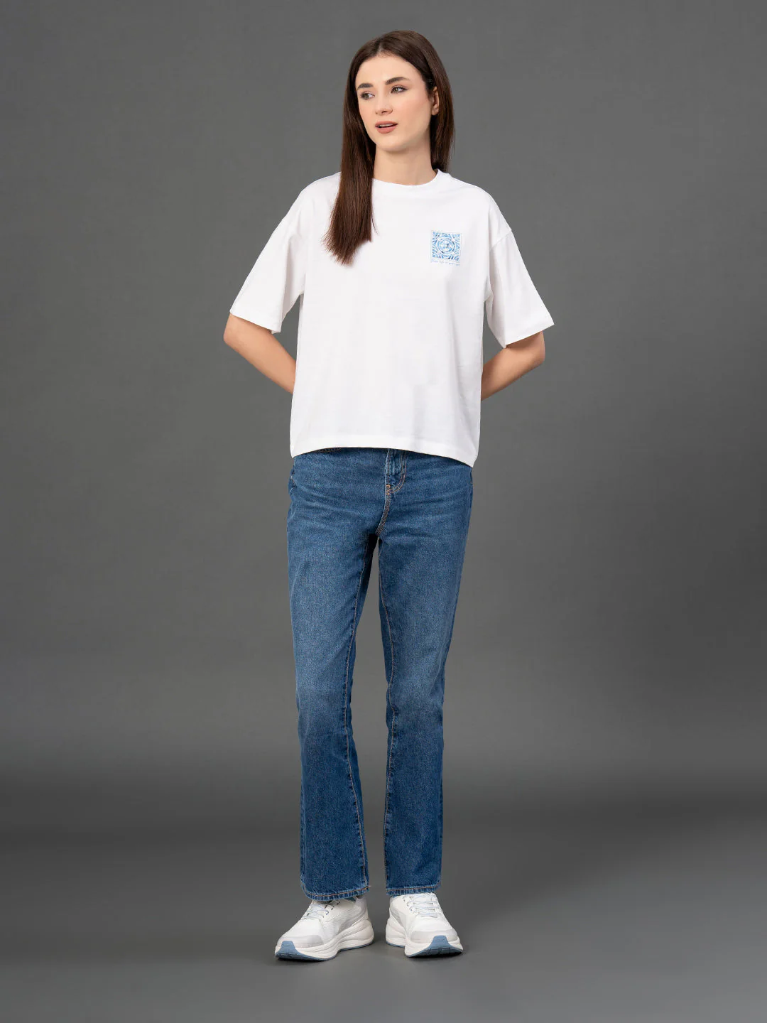 Classic Round Neck Graphic T-Shirt - Image 5