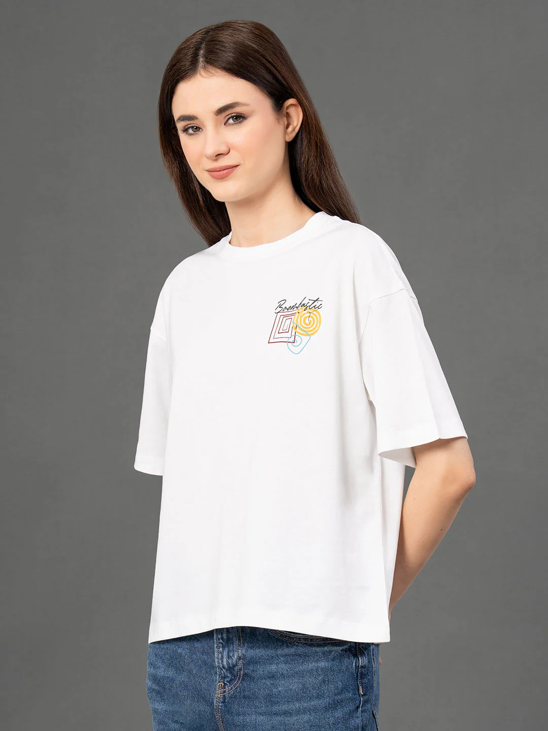 Classic Round Neck Graphic T-Shirt - Image 2