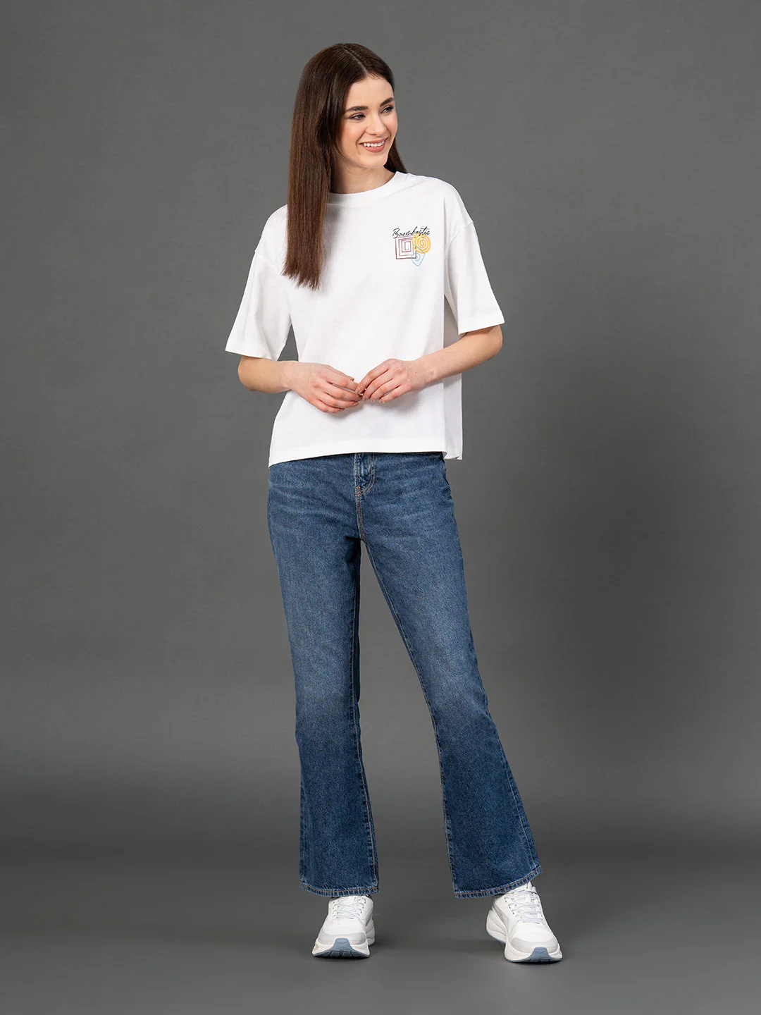 Classic Round Neck Graphic T-Shirt - Image 5
