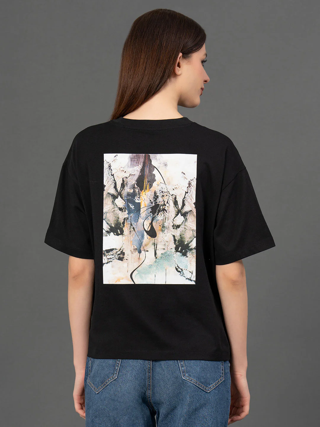 Classic Round Neck Graphic T-Shirt - Image 3