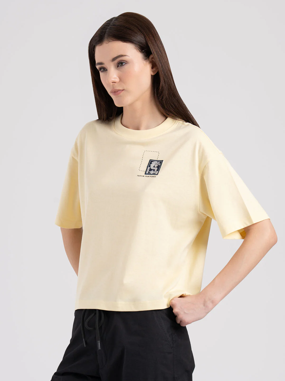 Classic Round Neck Graphic T-Shirt - Image 2