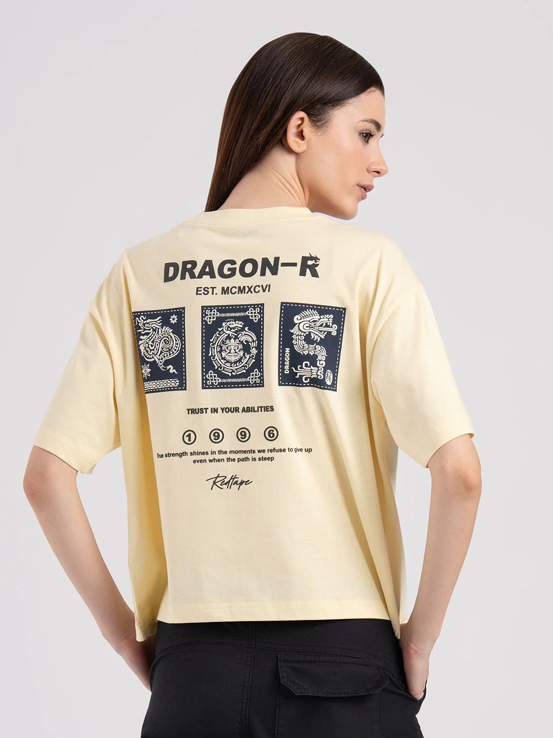 Classic Round Neck Graphic T-Shirt - Image 3