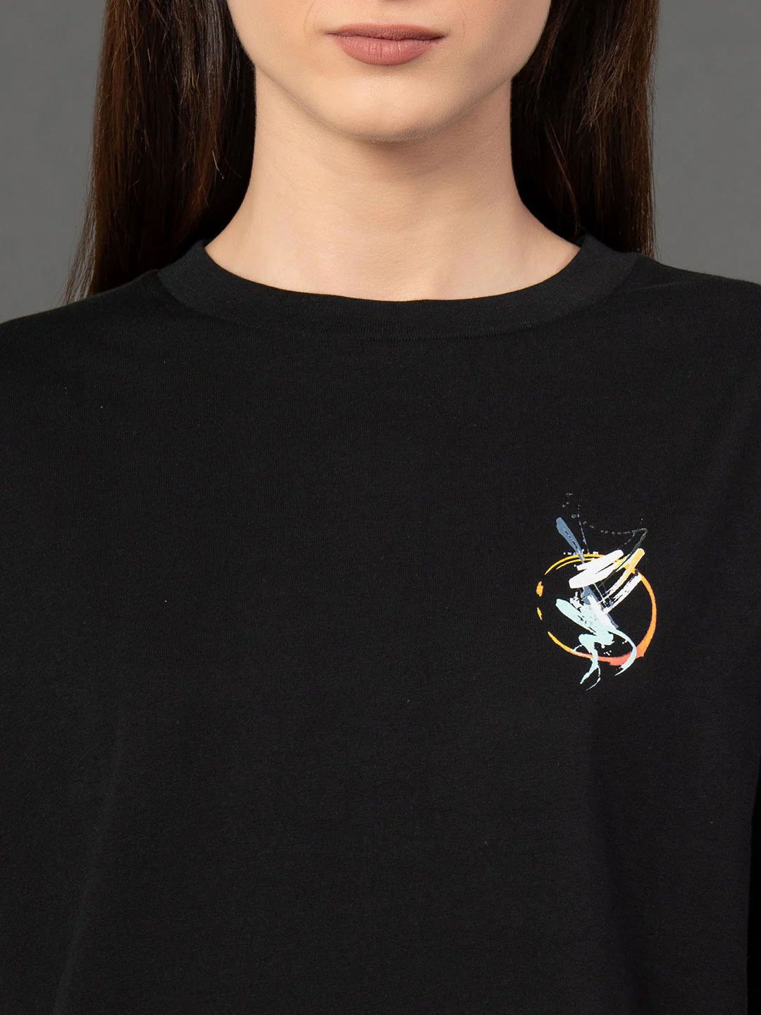Classic Round Neck Graphic T-Shirt - Image 4