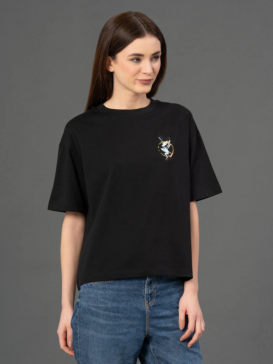 Classic Round Neck Graphic T-Shirt - Image 6