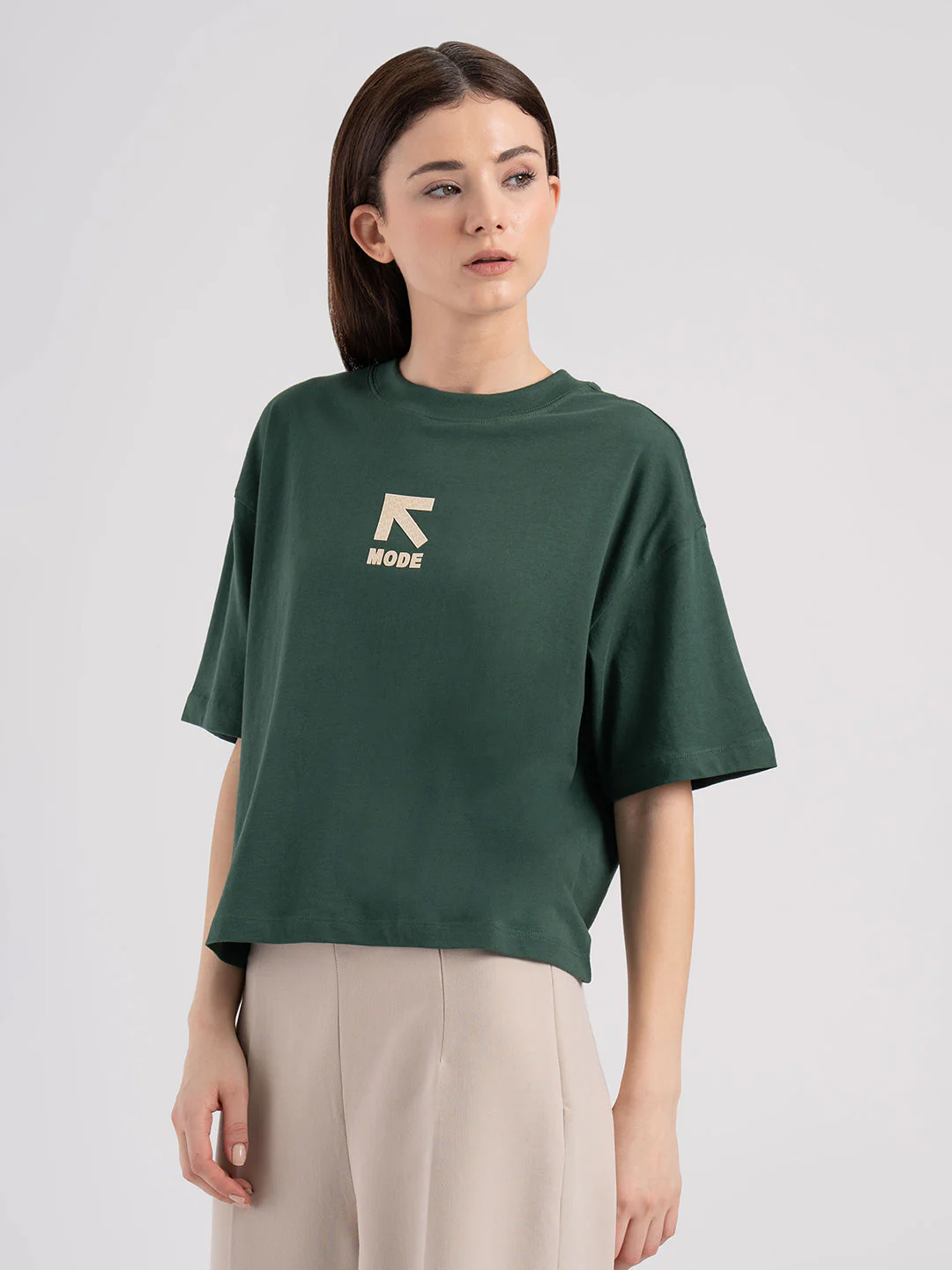 Classic Round Neck Graphic T-Shirt - Image 2