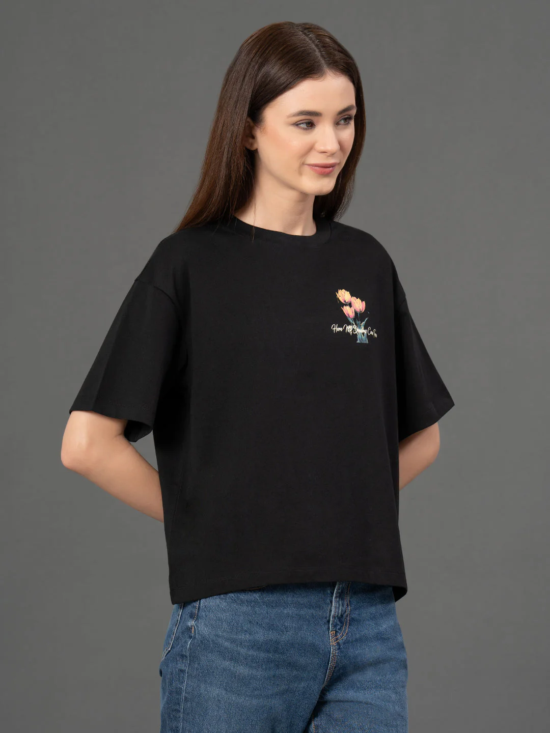 Classic Round Neck Graphic T-Shirt - Image 2
