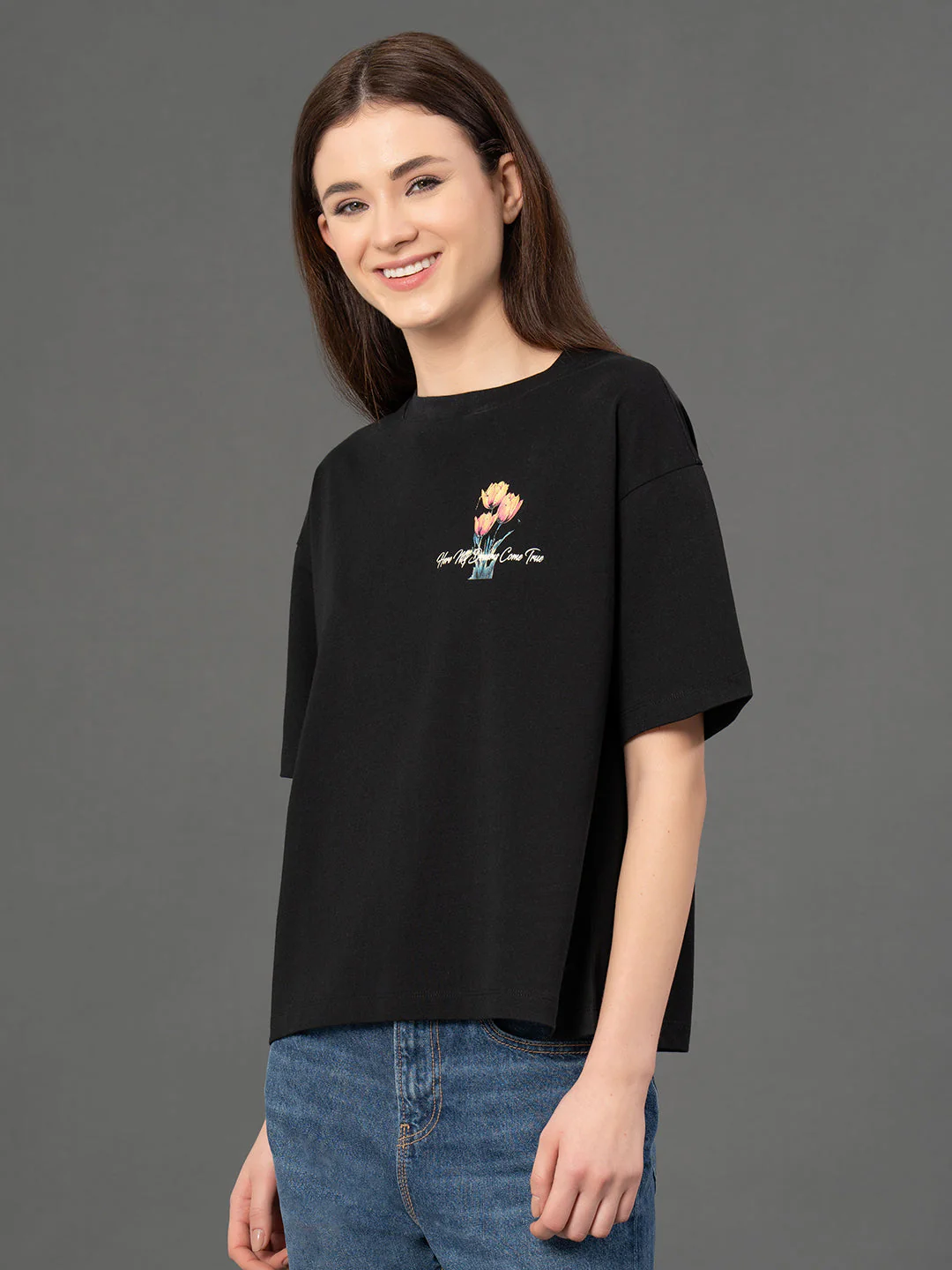 Classic Round Neck Graphic T-Shirt - Image 6