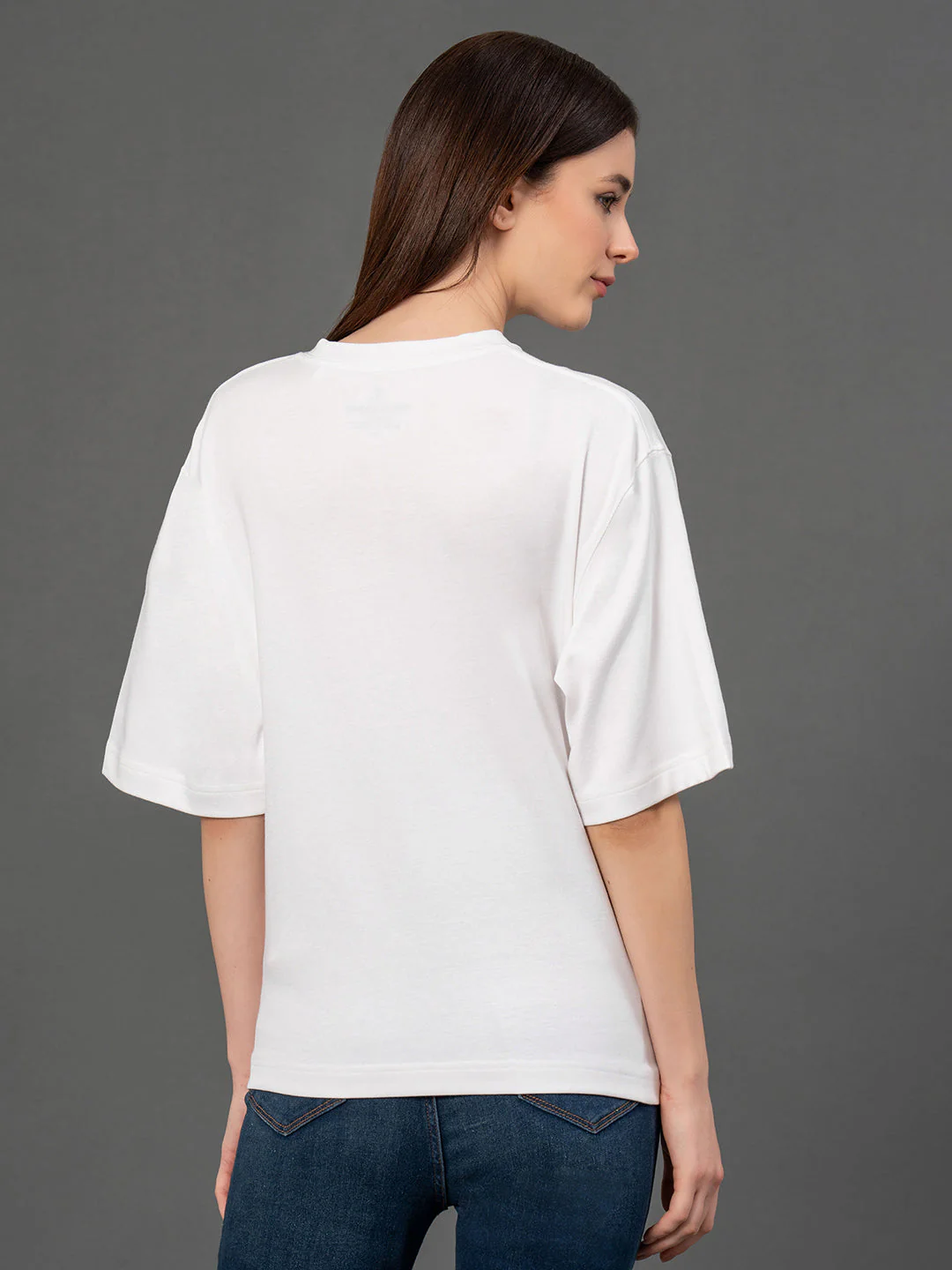 Classic Round Neck Oversized T-Shirt - Image 3