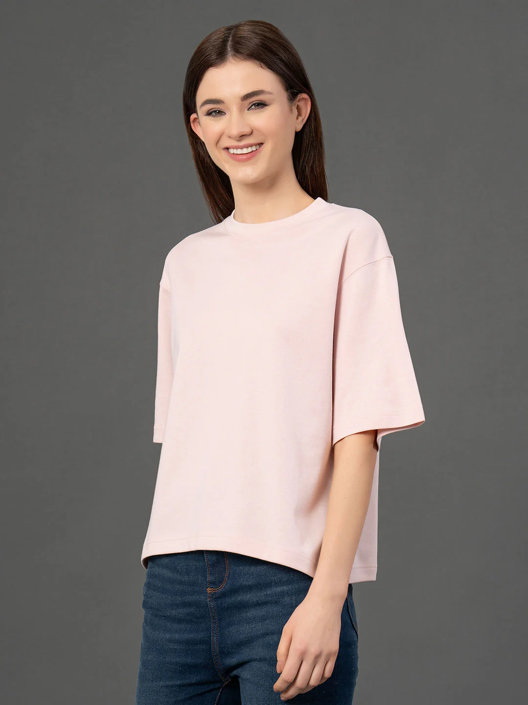 Classic Round Neck Oversized T-Shirt - Image 6