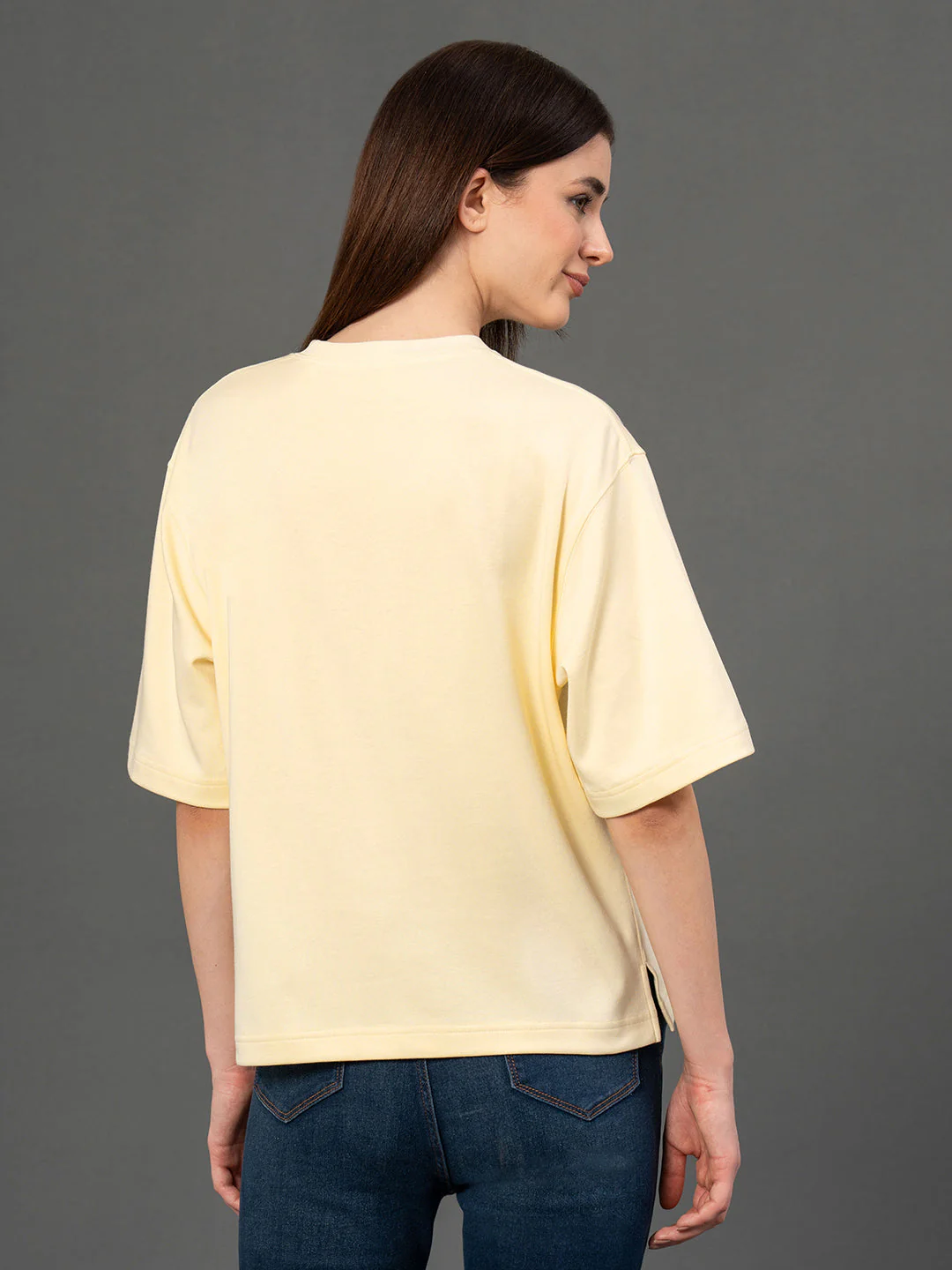 Classic Round Neck Oversized T-Shirt - Image 3