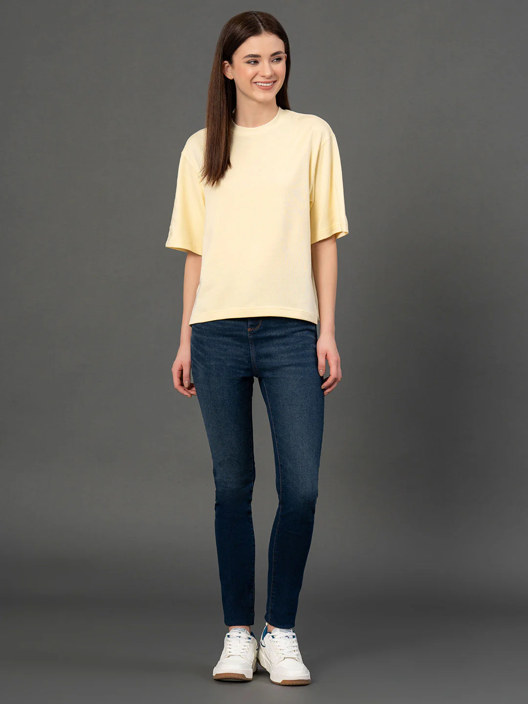 Classic Round Neck Oversized T-Shirt - Image 5