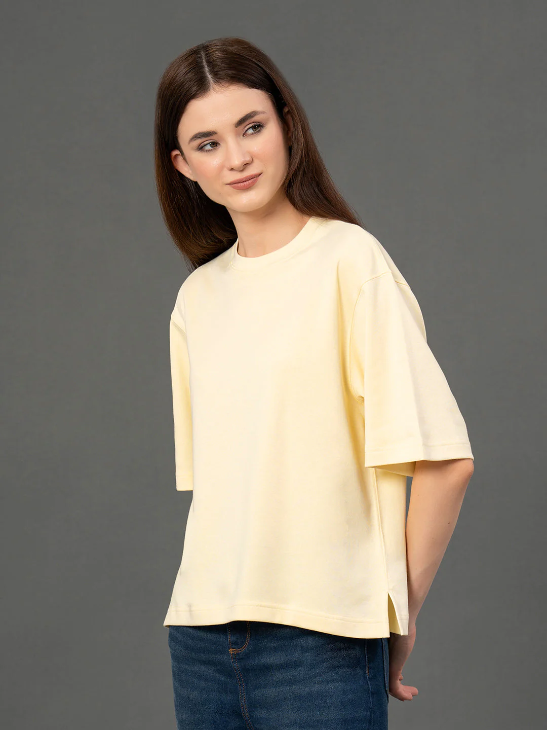 Classic Round Neck Oversized T-Shirt - Image 6