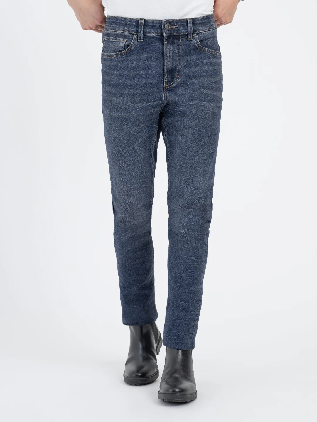 Classic Regular Fit Jeans for Men - Image 2