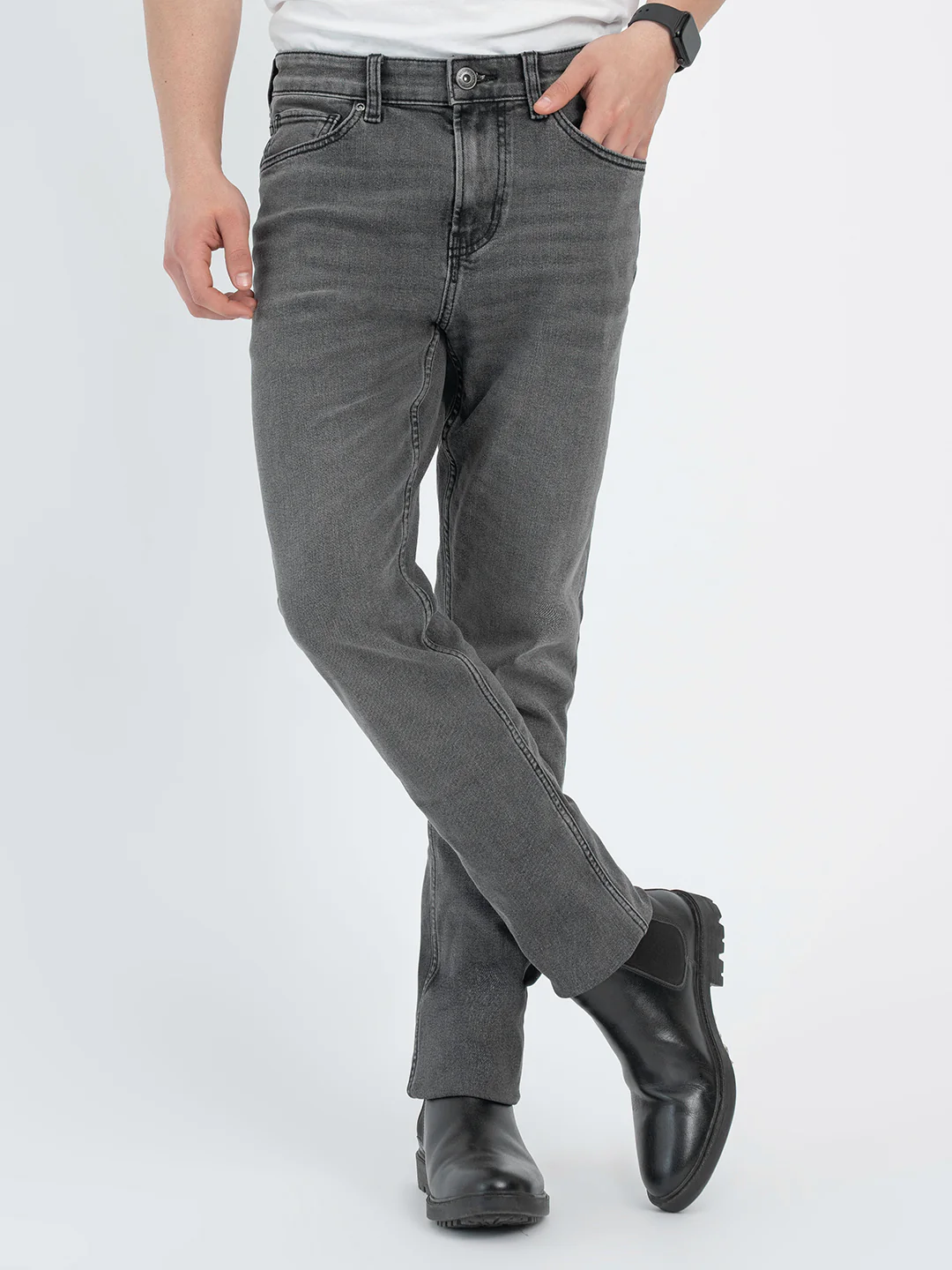 Classic Regular Fit Jeans for Men - Image 2