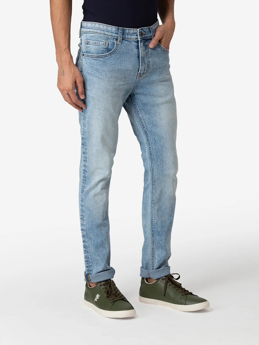 Classic Skinny Jeans for Men - Image 2