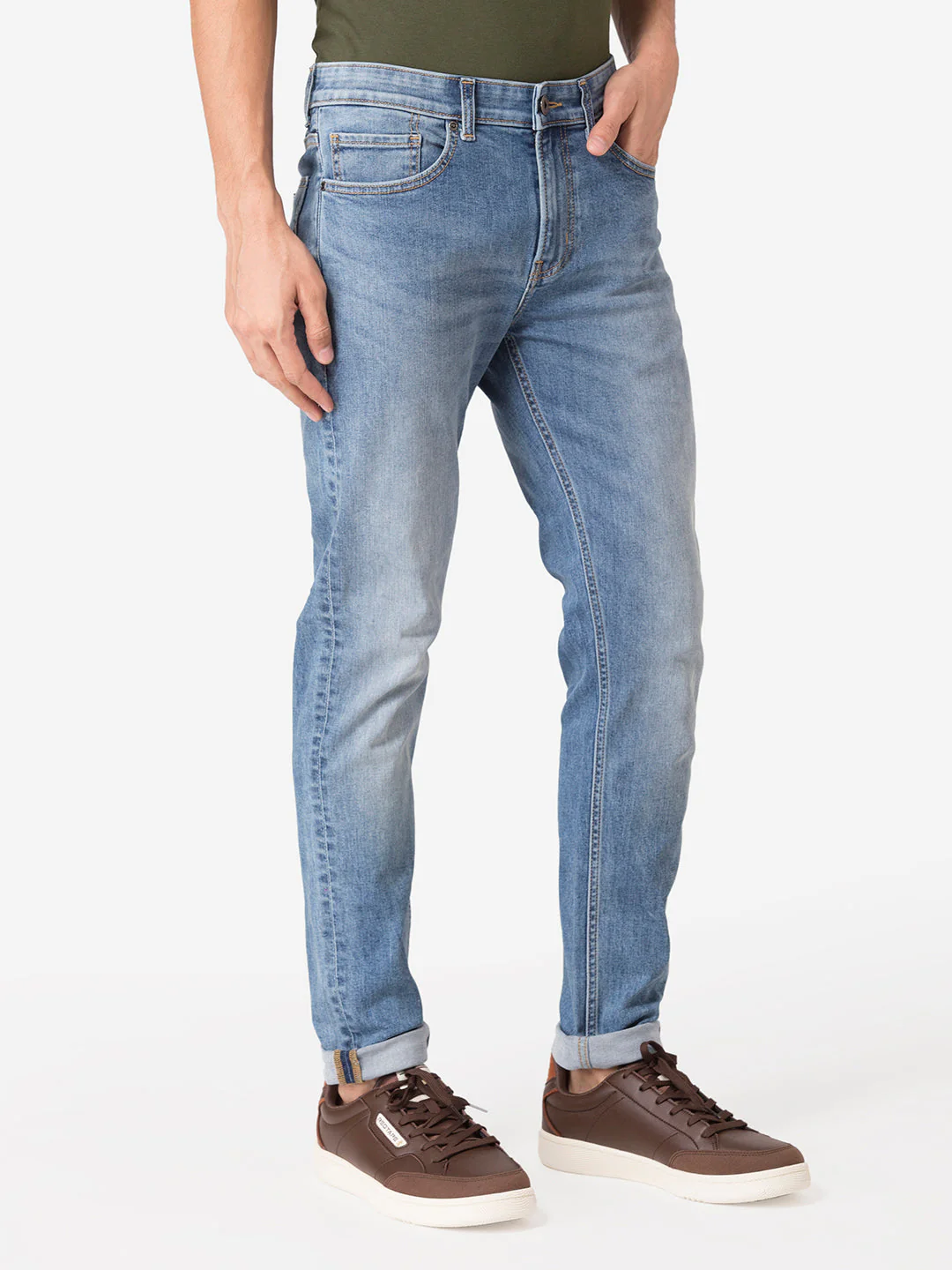 Classic Skinny Jeans for Men - Image 2