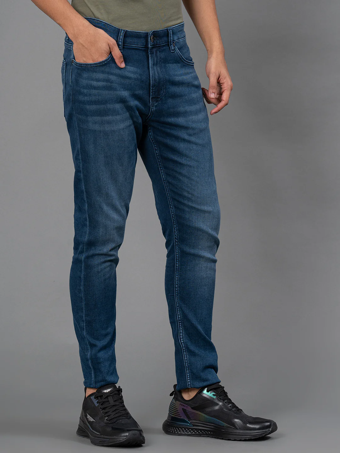Classic Relaxed Fit Jeans for Men - Image 2