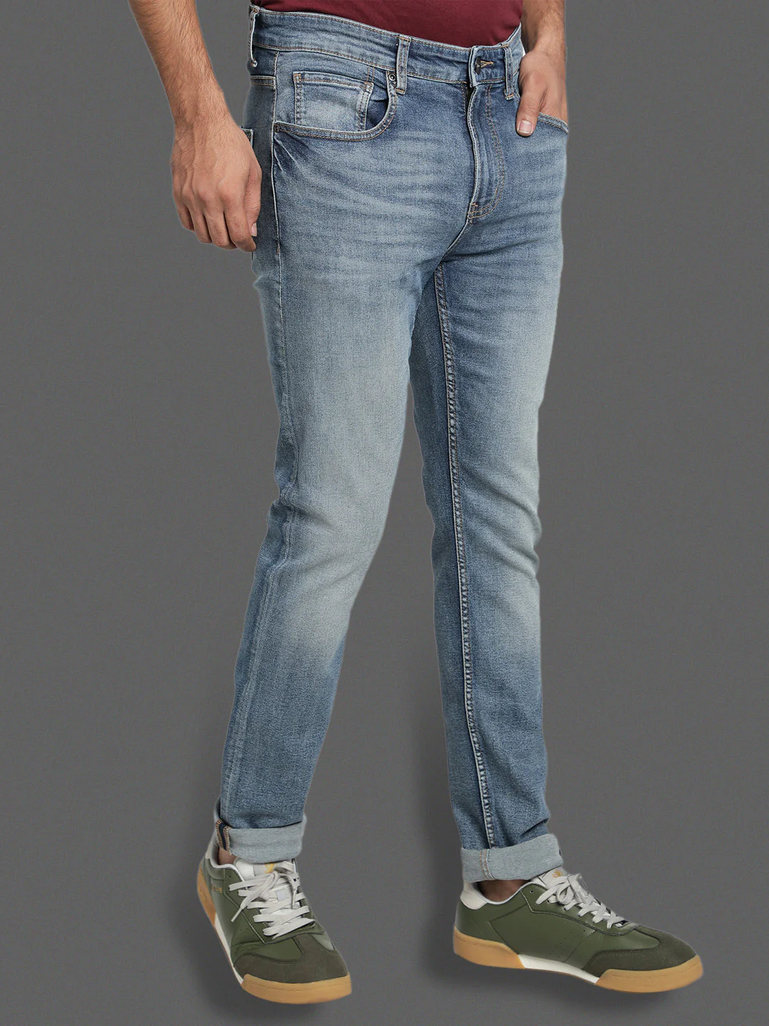 Classic Skinny Jeans for Men - Image 2