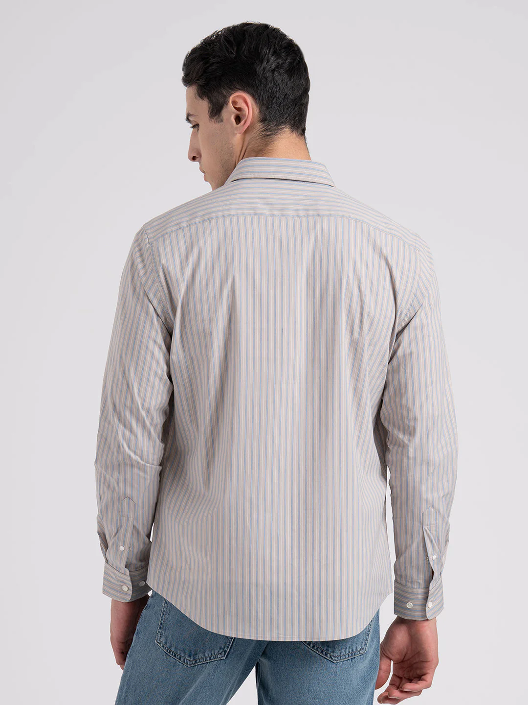 Classic Striped Shirt for Men - Image 4