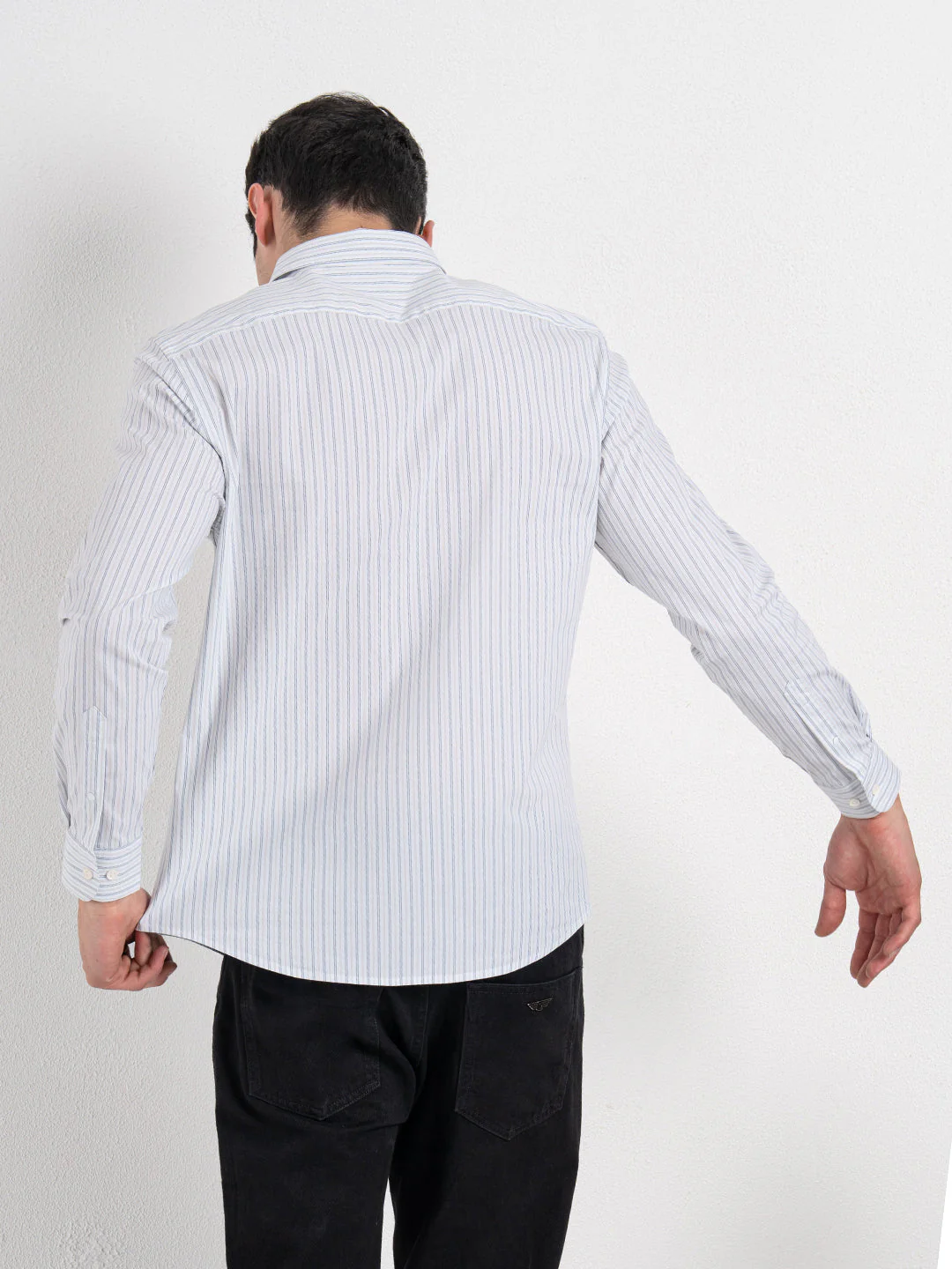 Classic Striped Shirt for Men - Image 4