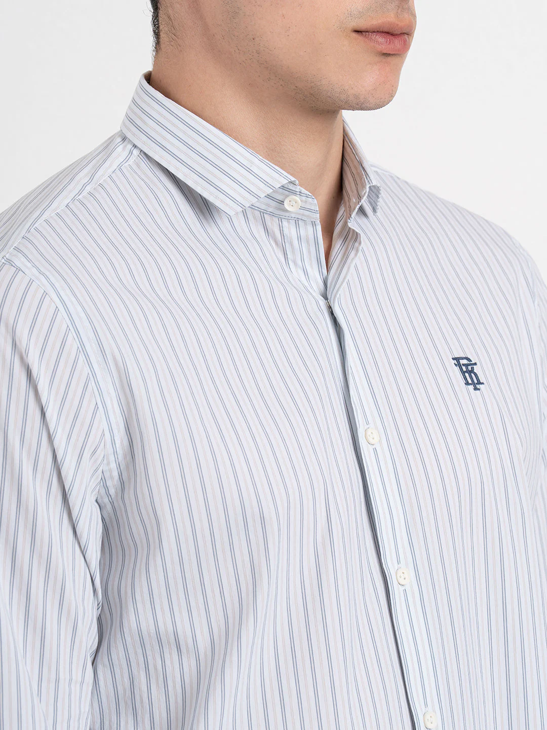 Classic Striped Shirt for Men - Image 5