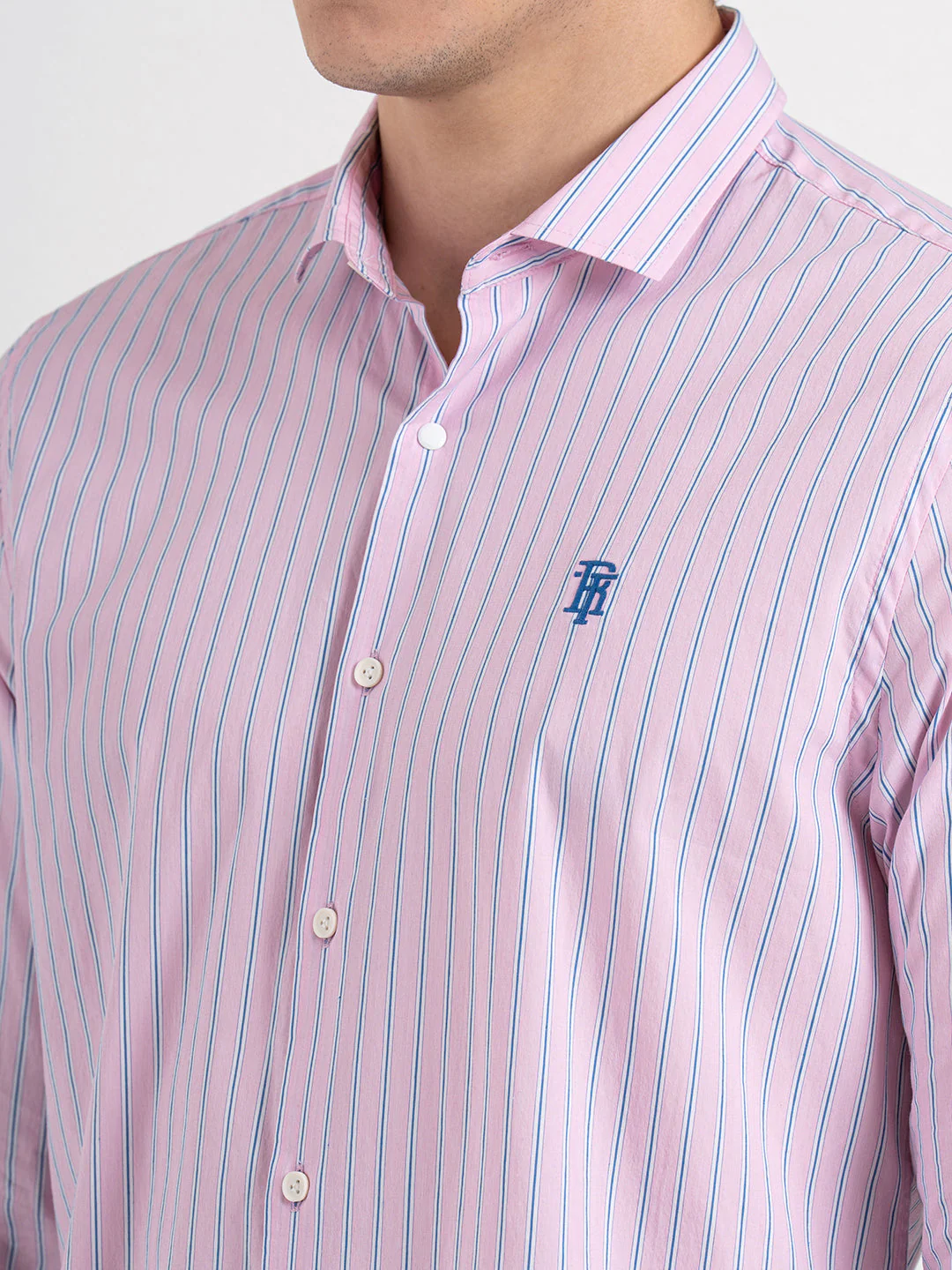 Classic Striped Shirt for Men - Image 5