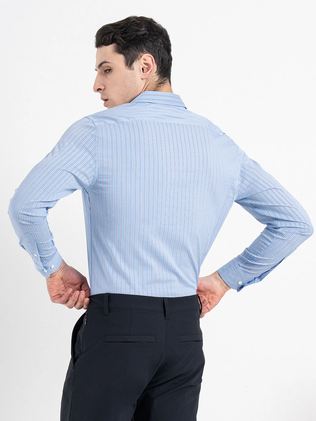 Classic Striped Shirt for Men - Image 4