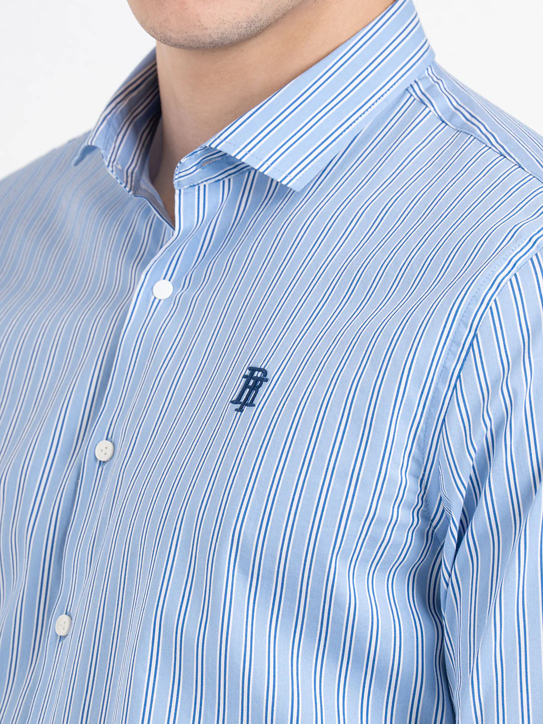 Classic Striped Shirt for Men - Image 5