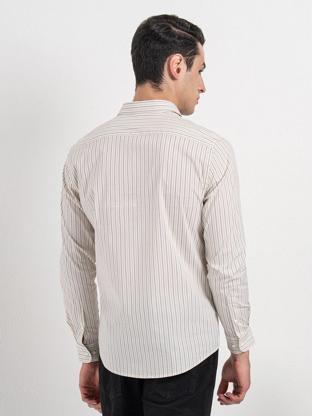 Classic Striped Shirt for Men - Image 4