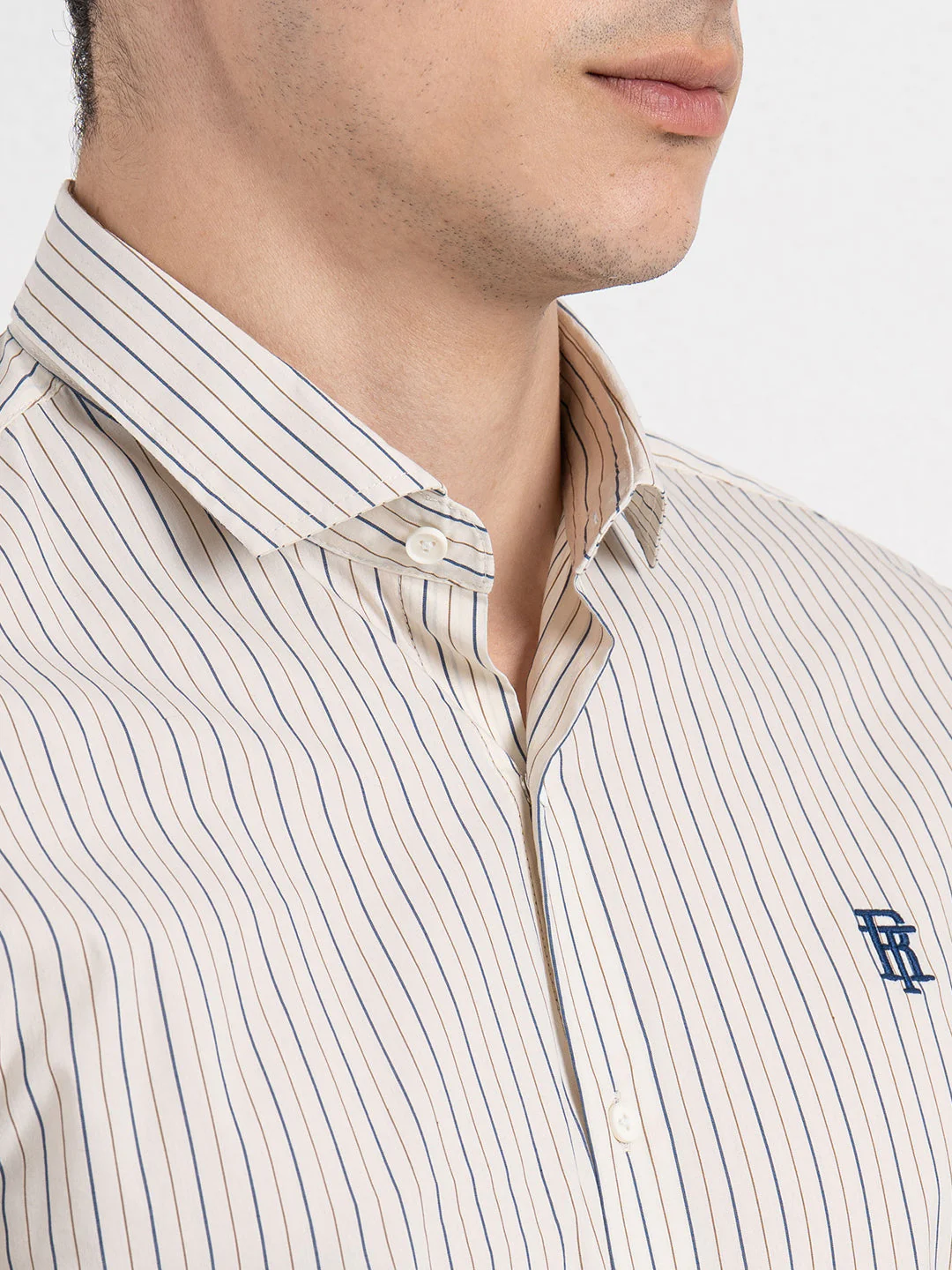 Classic Striped Shirt for Men - Image 5
