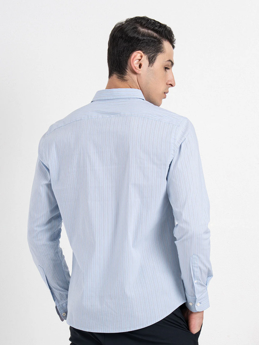 Classic Striped Shirt for Men - Image 4