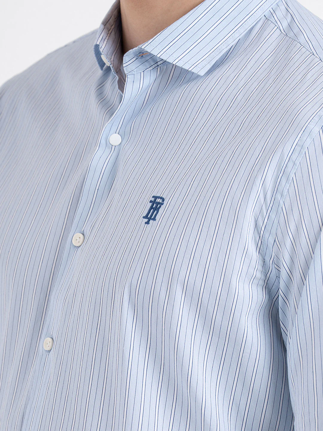 Classic Striped Shirt for Men - Image 5