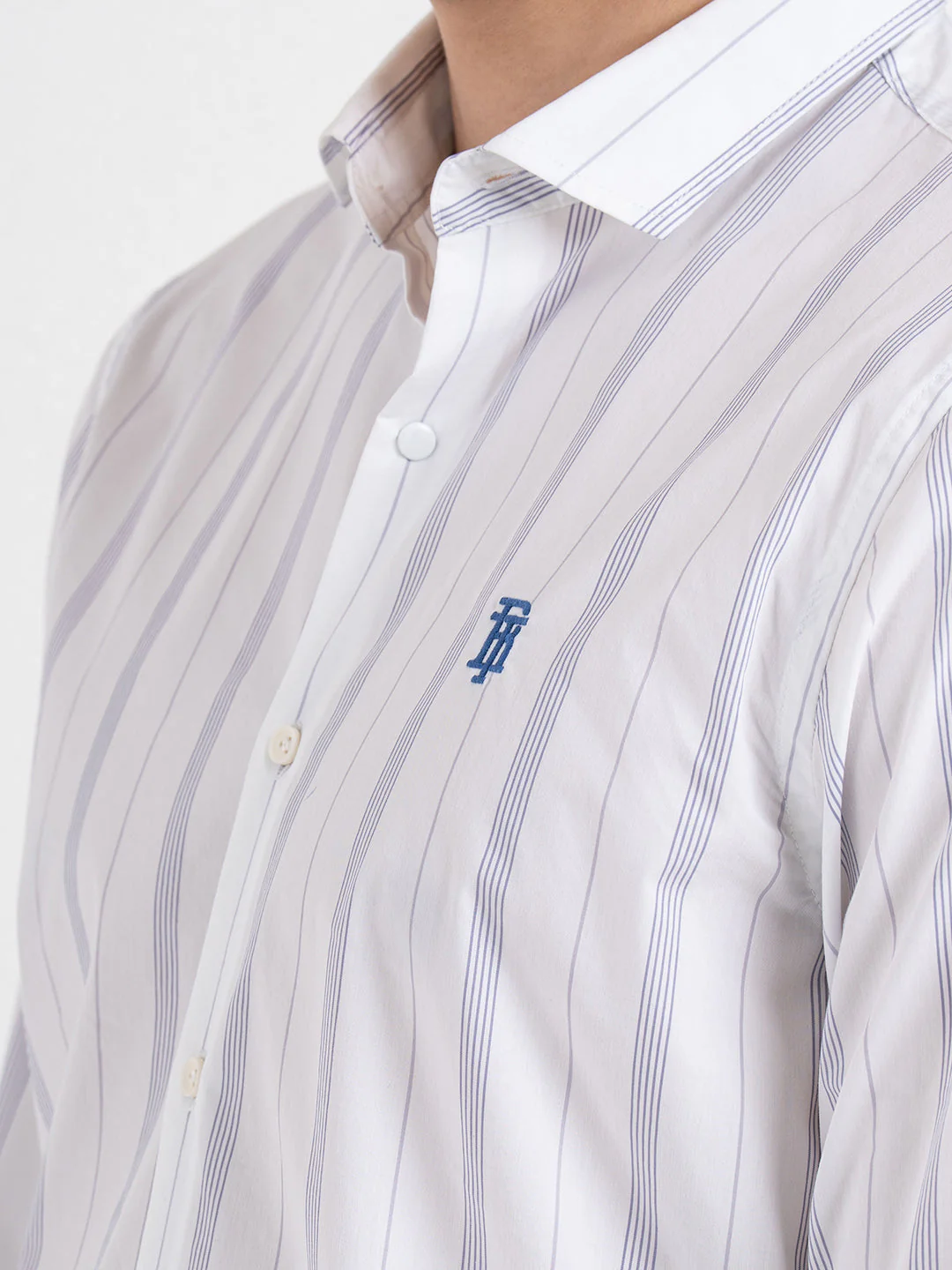 Classic Striped Shirt for Men - Image 5