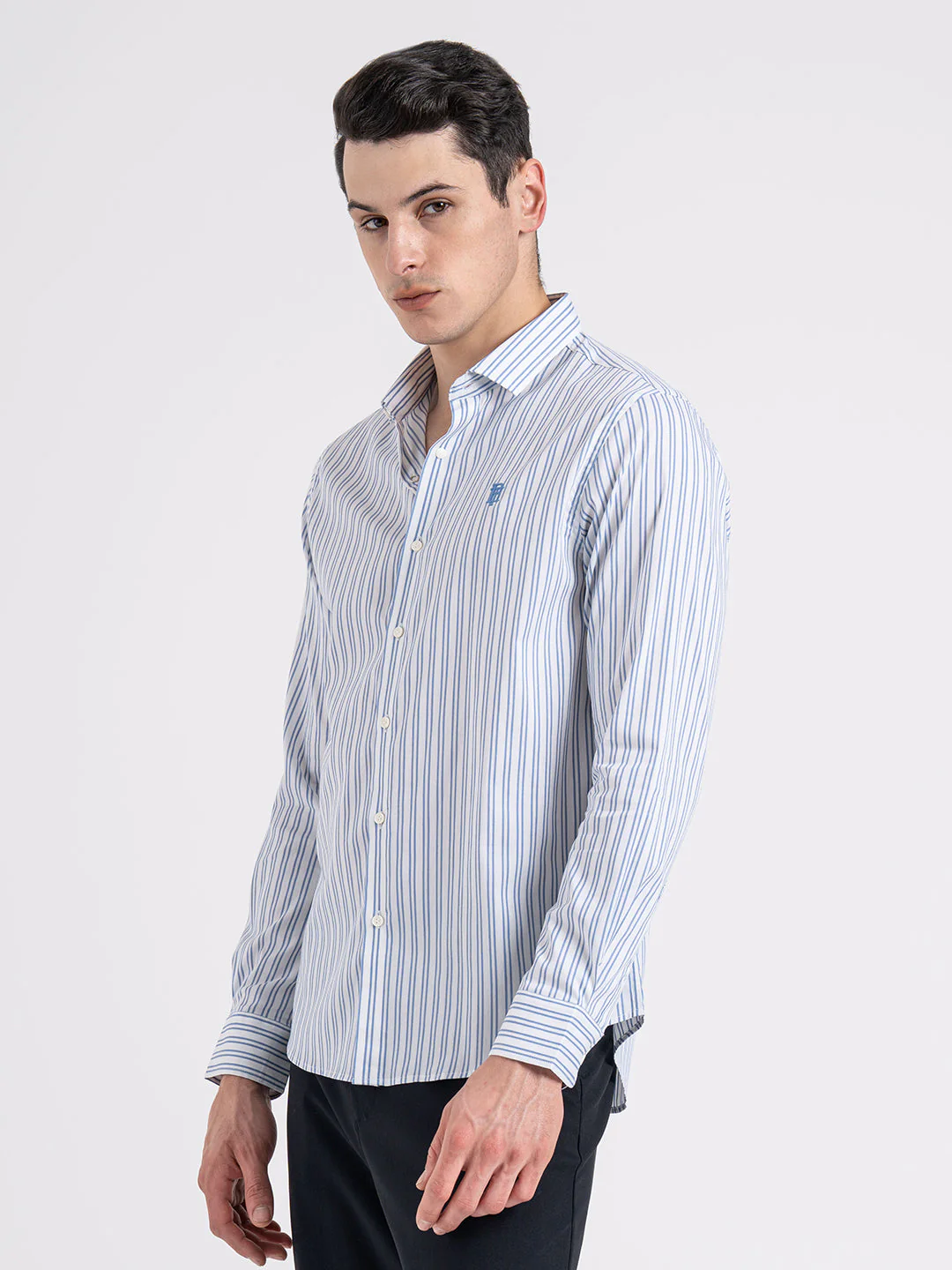Classic Striped Shirt for Men - Image 3