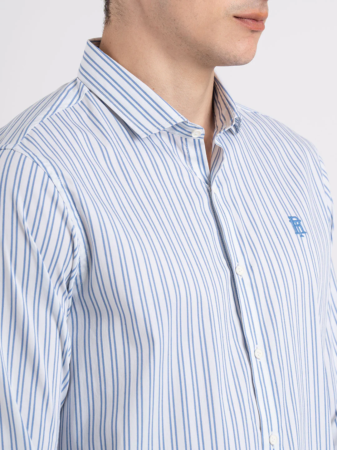 Classic Striped Shirt for Men - Image 5