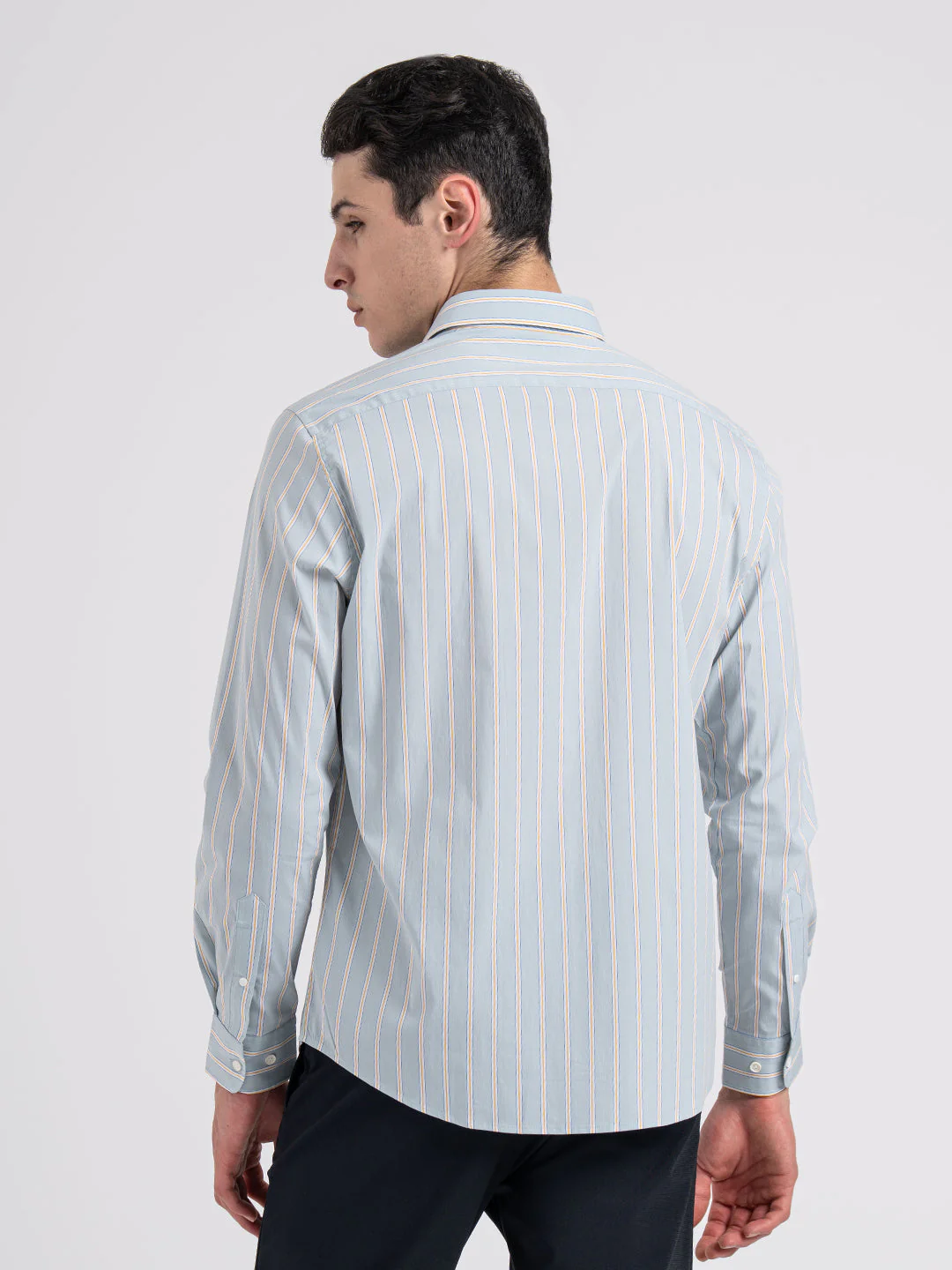 Classic Striped Shirt for Men - Image 4